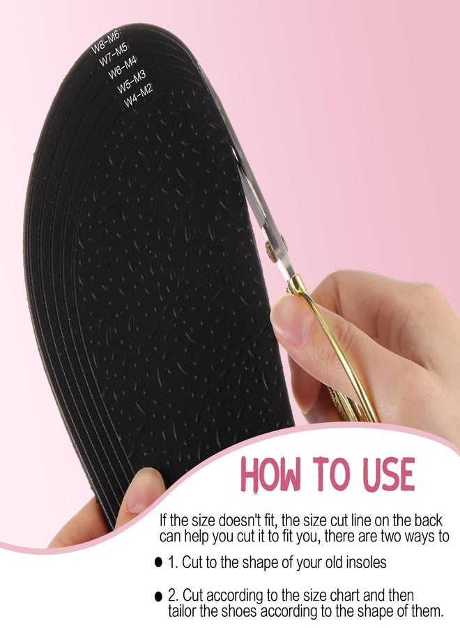 Velmitten 6 Pairs Shoe Insoles for Clog Garden Breathable Shoe Insoles Inserts No Show Socks for Women Men(Lively Pattern) - Image 4